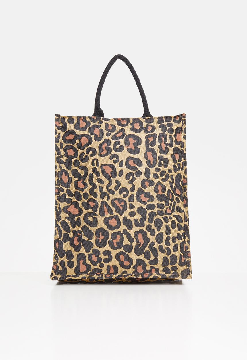 Superbalist - Leopard print tote bag - brown