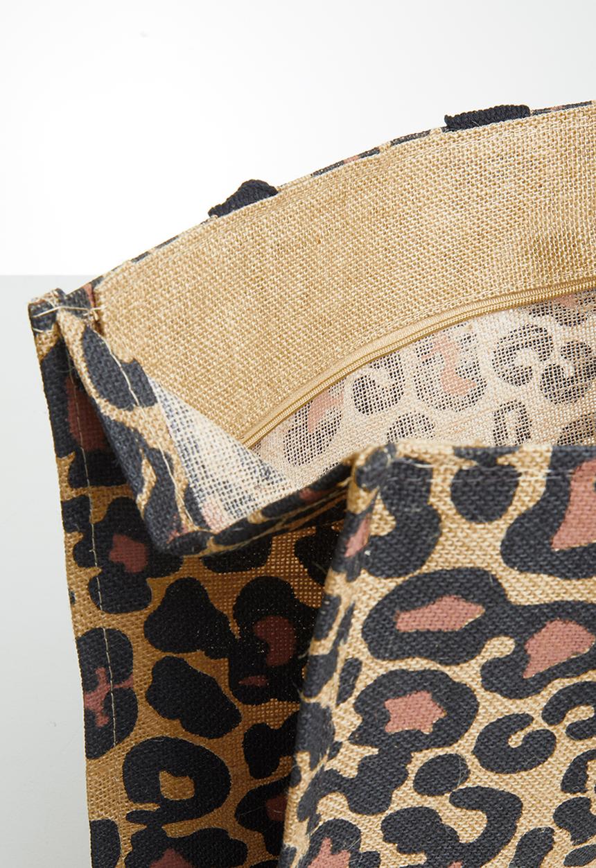 Superbalist - Leopard print tote bag - brown