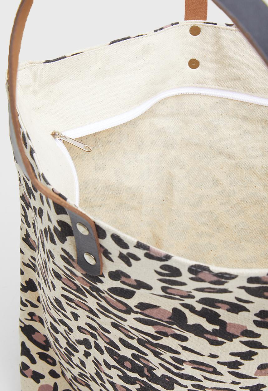 Superbalist - Animal print tote bag - neutral & black
