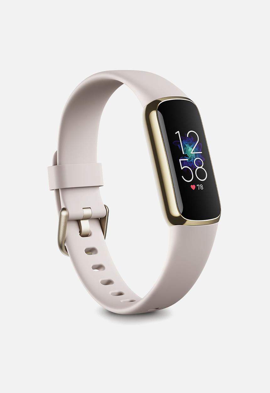 Fitbit - Luxe - Soft Gold & Porcelain White