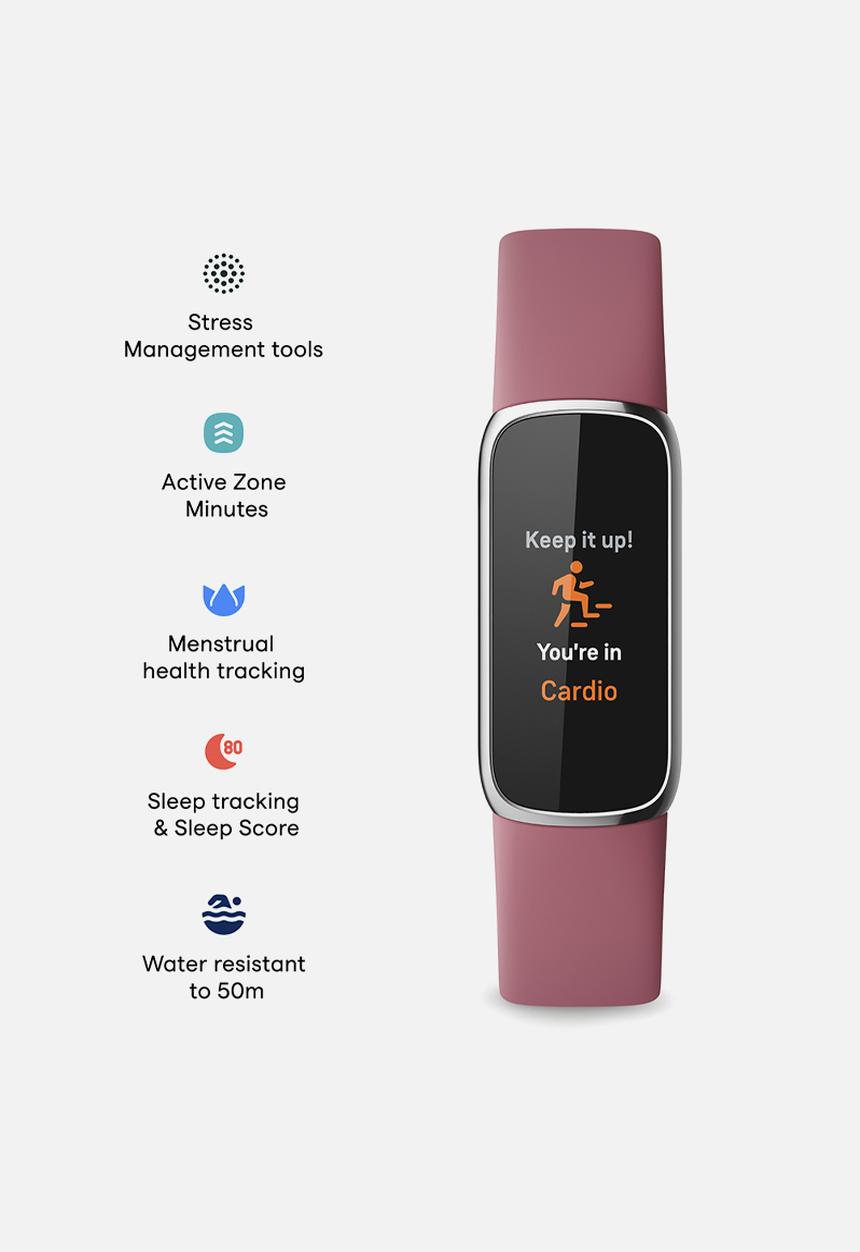 Fitbit - Luxe - Platinum Orchid