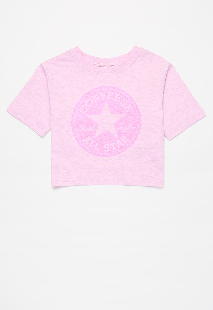 Converse - Converse overdye chuck patch boxy tee - pink