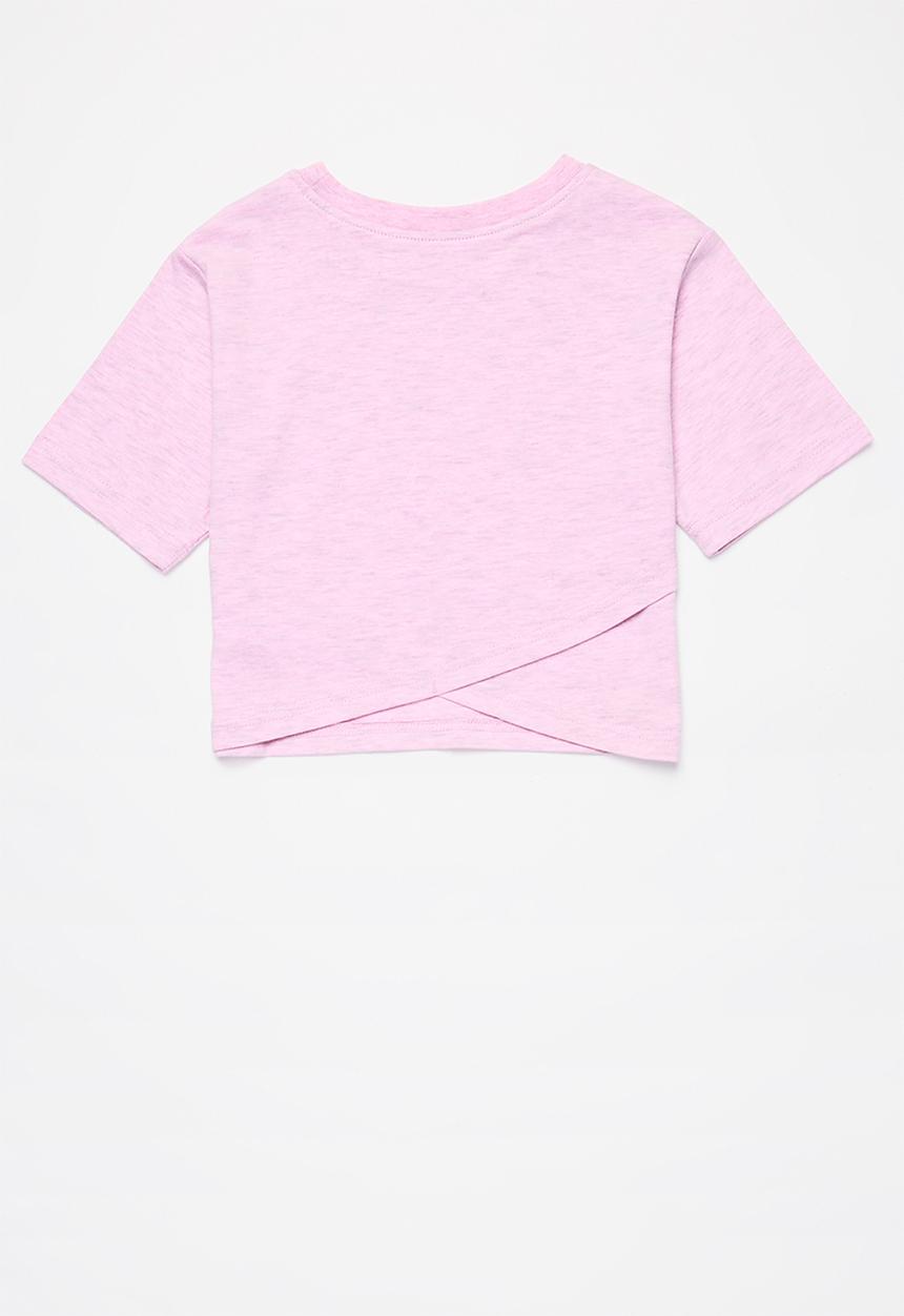 Converse - Converse overdye chuck patch boxy tee - pink