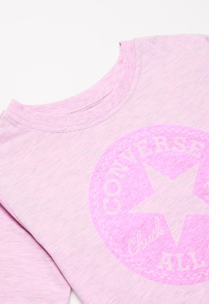 Converse - Converse overdye chuck patch boxy tee - pink