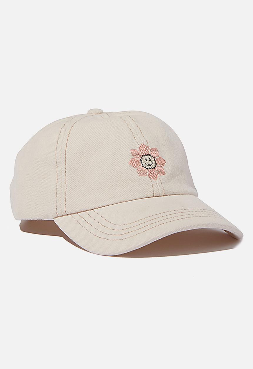 Rubi - Graphic dad cap - ecru