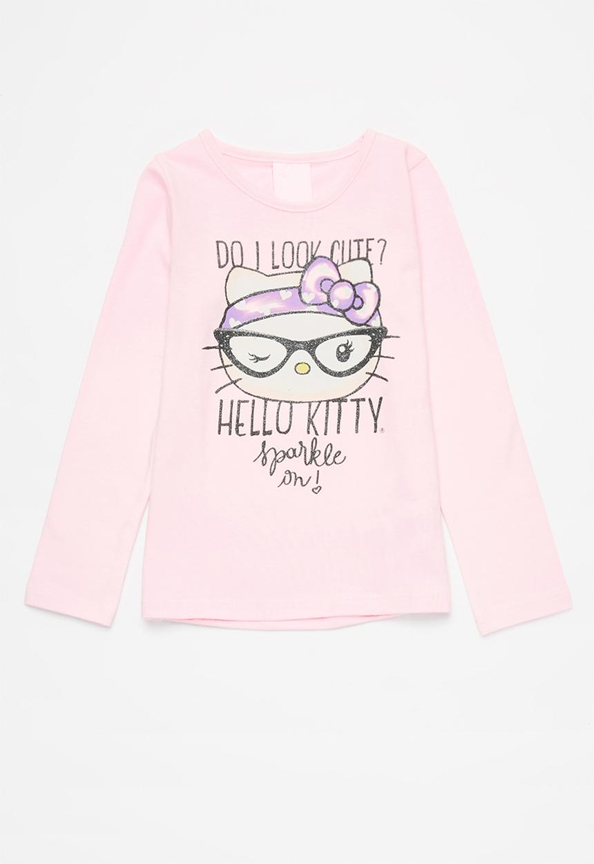 Hello Kitty - Girls kitty t-shirt - pink