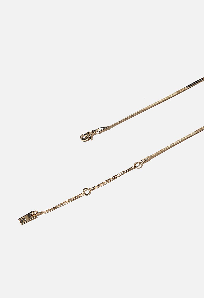 Rubi - Premium single chain necklace - gold 