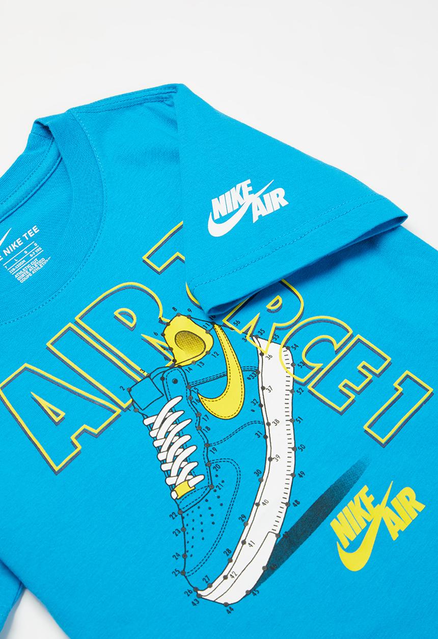 Nike - Nkb af1 connect the dots short sleeve tee - blue