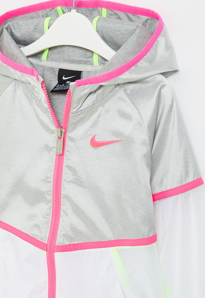 Nike - Nkg metallic windrunner - grey & pink