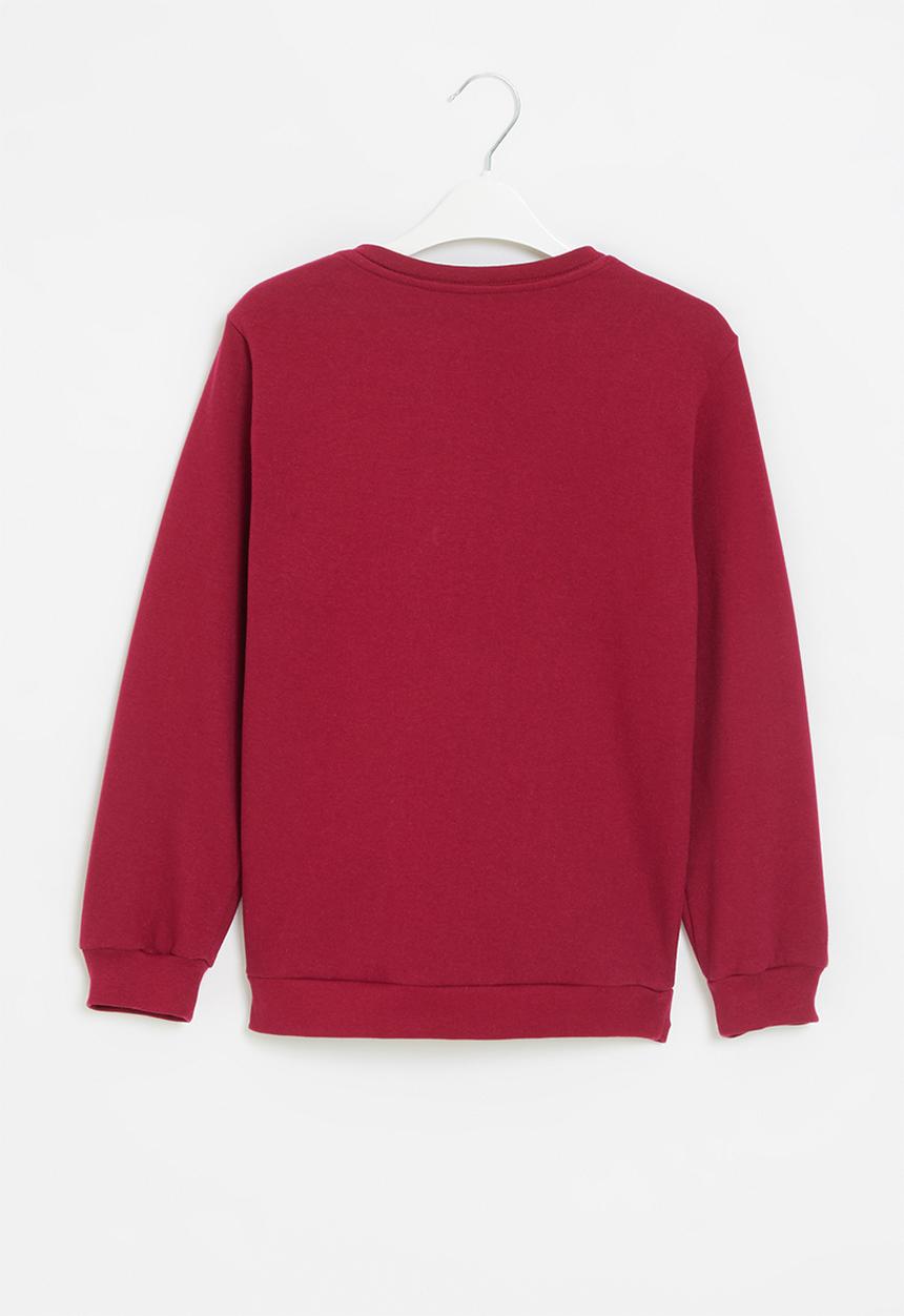Rebel Republic - Boys graphic crew sweatshirt - maroon