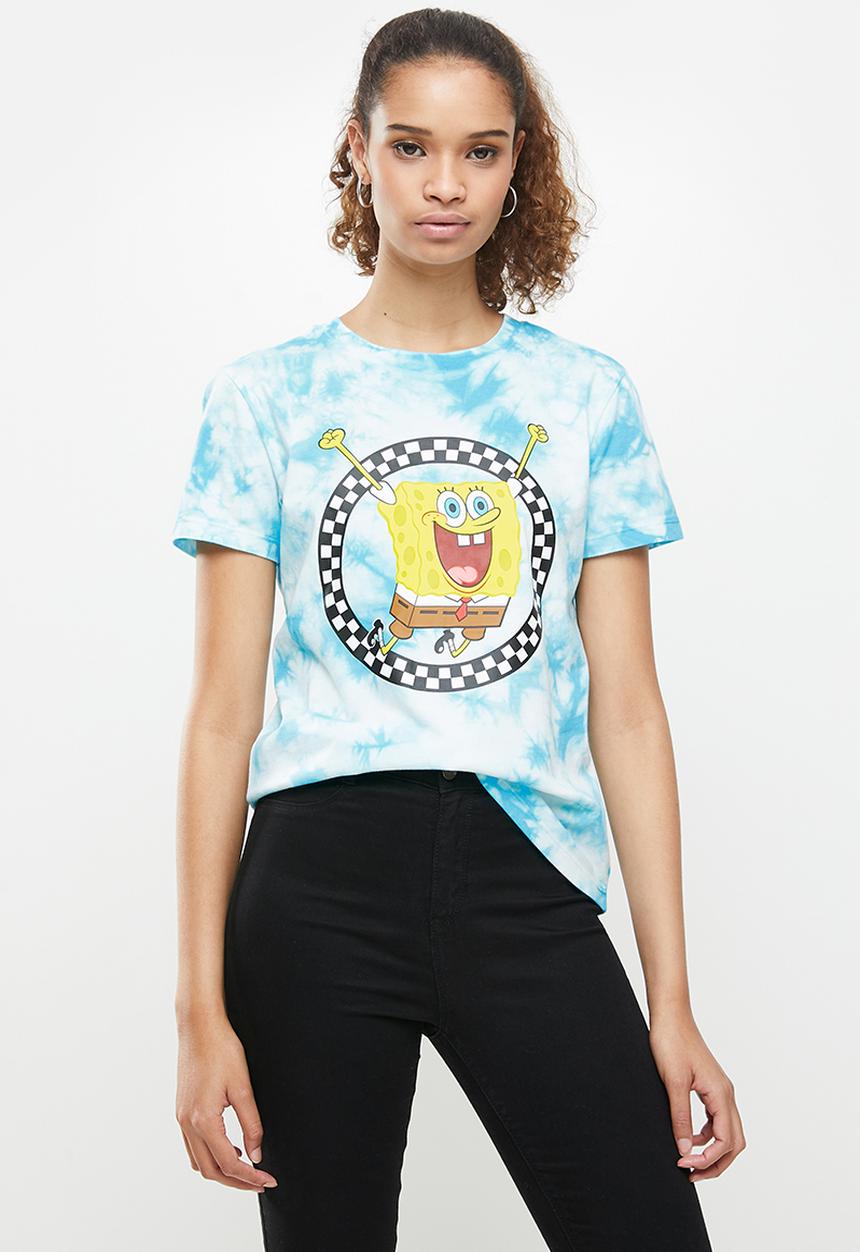 Vans - Vans x Spongebob jump out crew tee - blue
