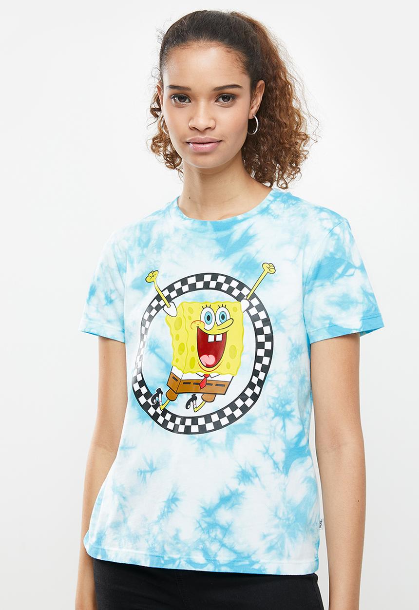 Vans - Vans x Spongebob jump out crew tee - blue