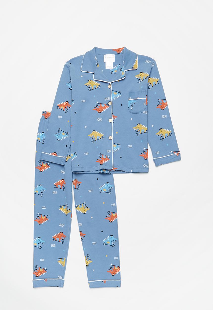 Pop Candy - Boys printed sleepset - blue
