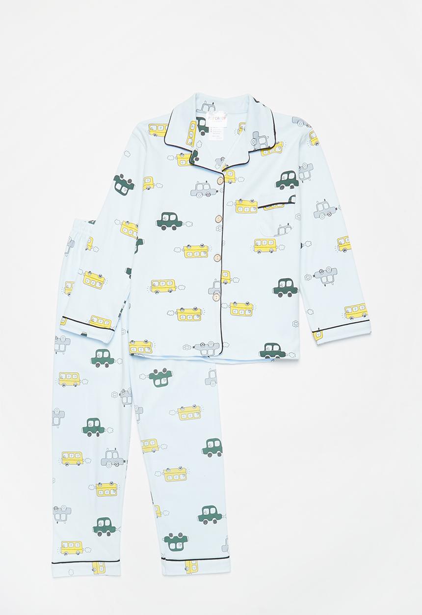 Pop Candy - Boys car sleepset - light blue