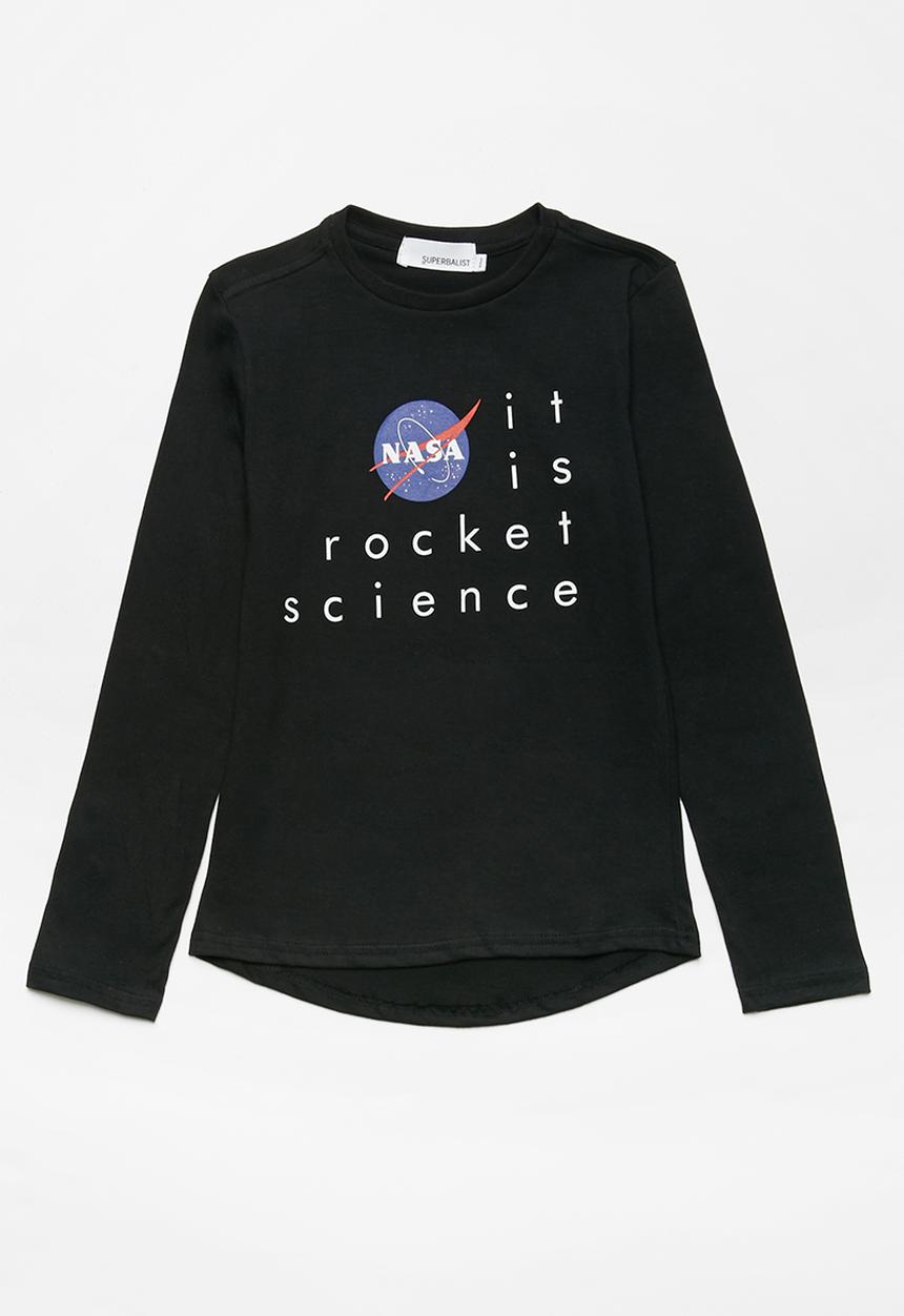 Superbalist - Nasa boys styled tee - black