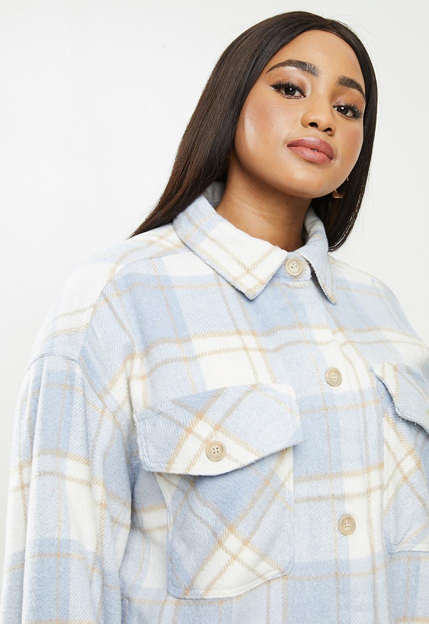 Cotton On - Curve shacket - blue 