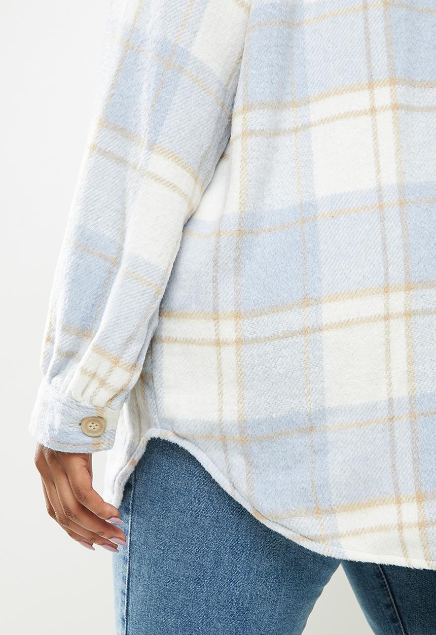 Cotton On - Curve shacket - blue 