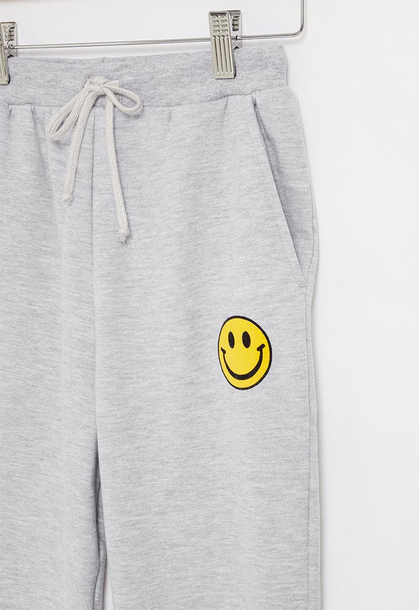 Superbalist - Graphic fleece jogger - grey 