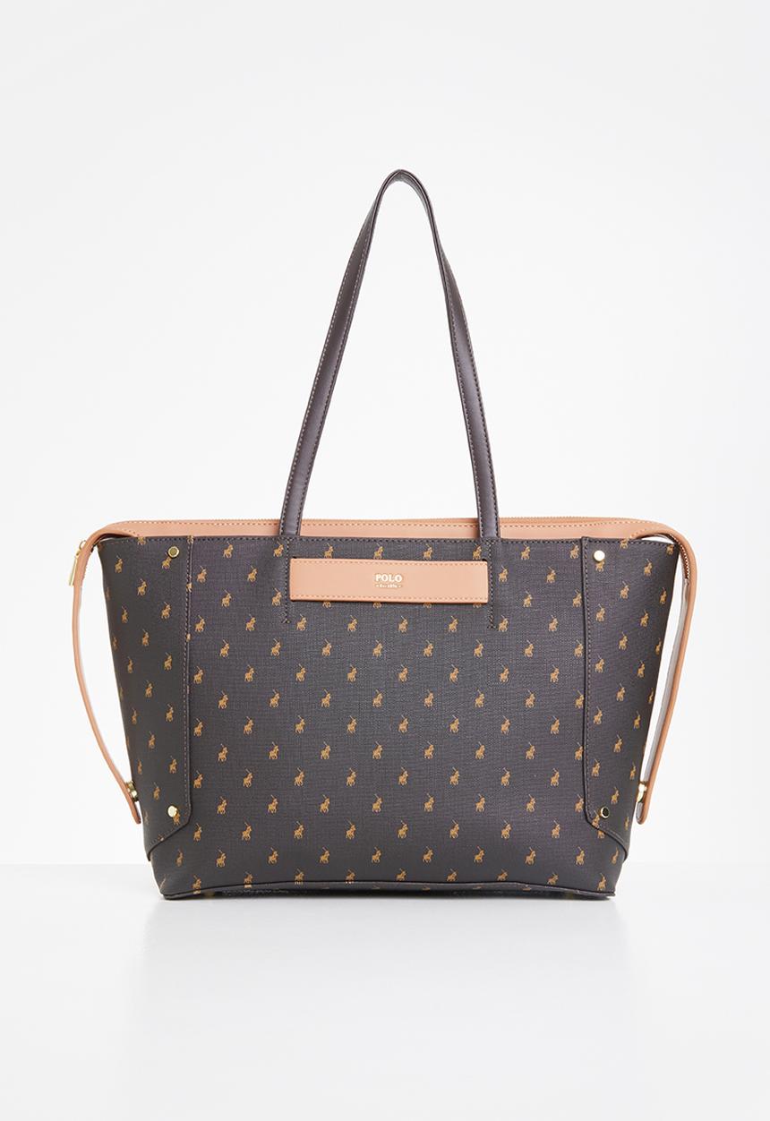 POLO - Minimalist iconic tote bag - brown