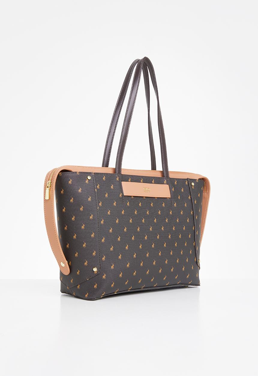 POLO - Minimalist iconic tote bag - brown