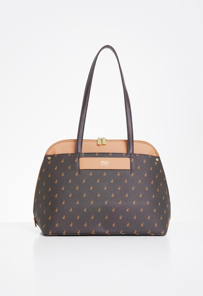 POLO - Minimalist iconic dome bag - brown