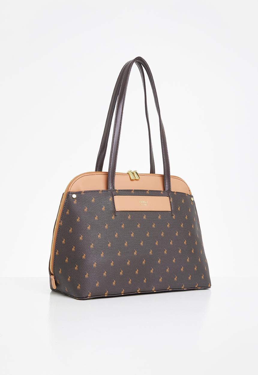 POLO - Minimalist iconic dome bag - brown