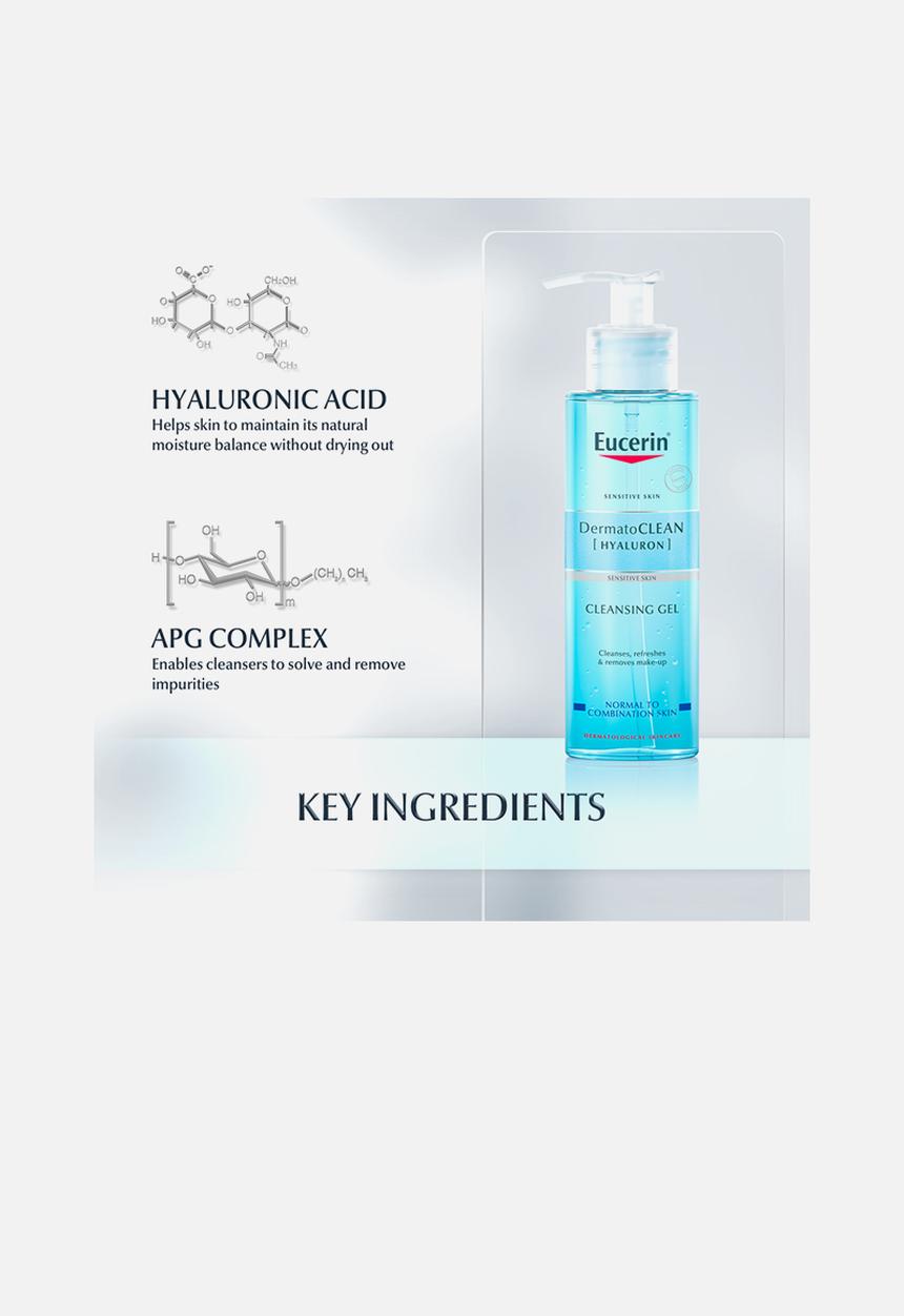Eucerin - DermatoClean Cleansing Gel - 200ml