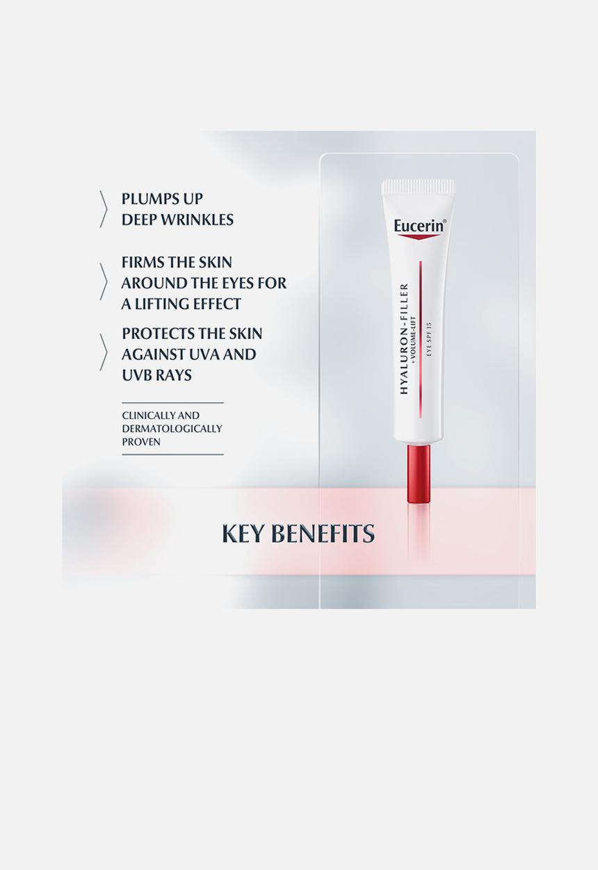 Eucerin - Hyaluron - Filler + Volume - Lift Eye Cream - 15ml