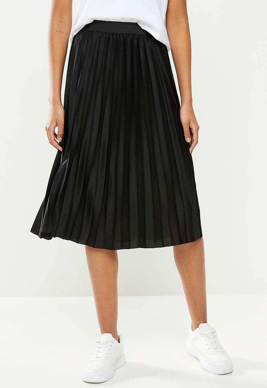 Jacqueline de Yong - Gayel pleated skirt - black