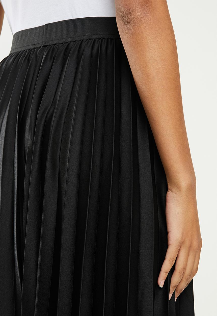 Jacqueline de Yong - Gayel pleated skirt - black