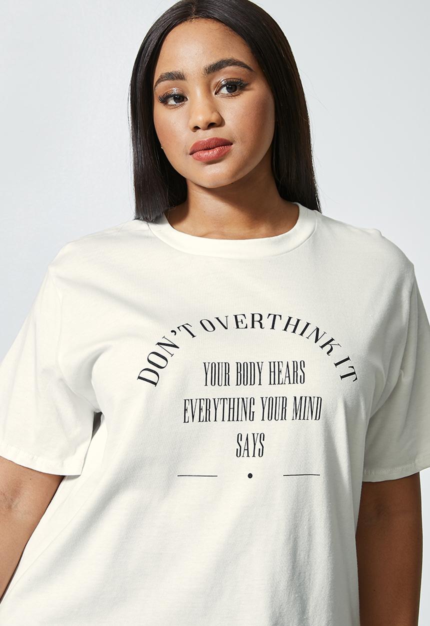 Superbalist - Graphic tee - ecru