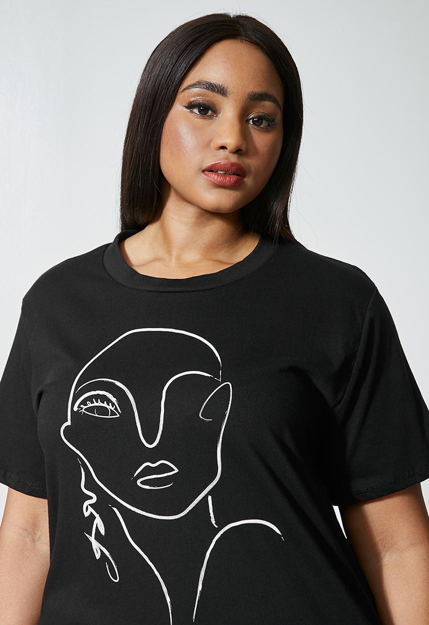Superbalist - Graphic tee - black