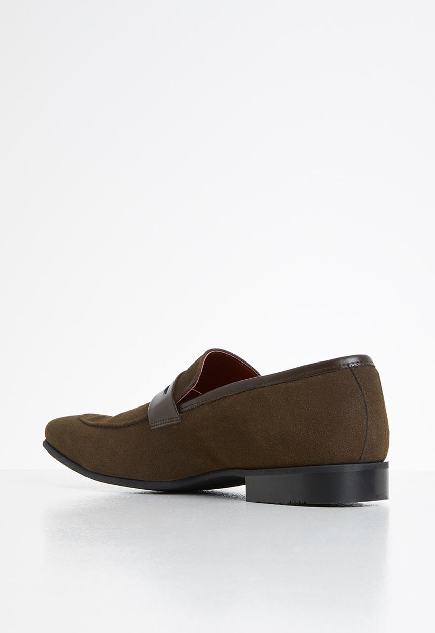 Anton Fabi - Zuriel pu/faux suede - chocolate