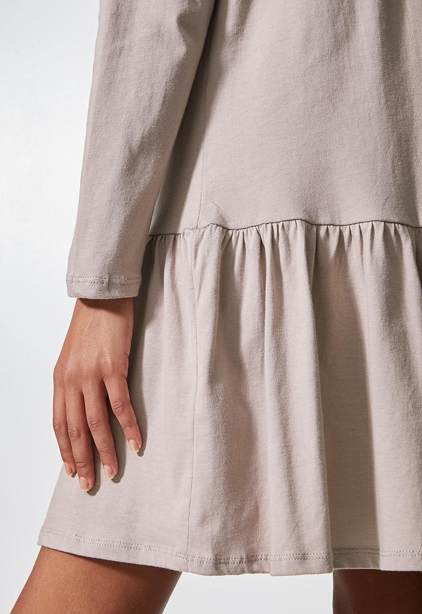 Superbalist - Dropped waist T-shirt dress - mauve