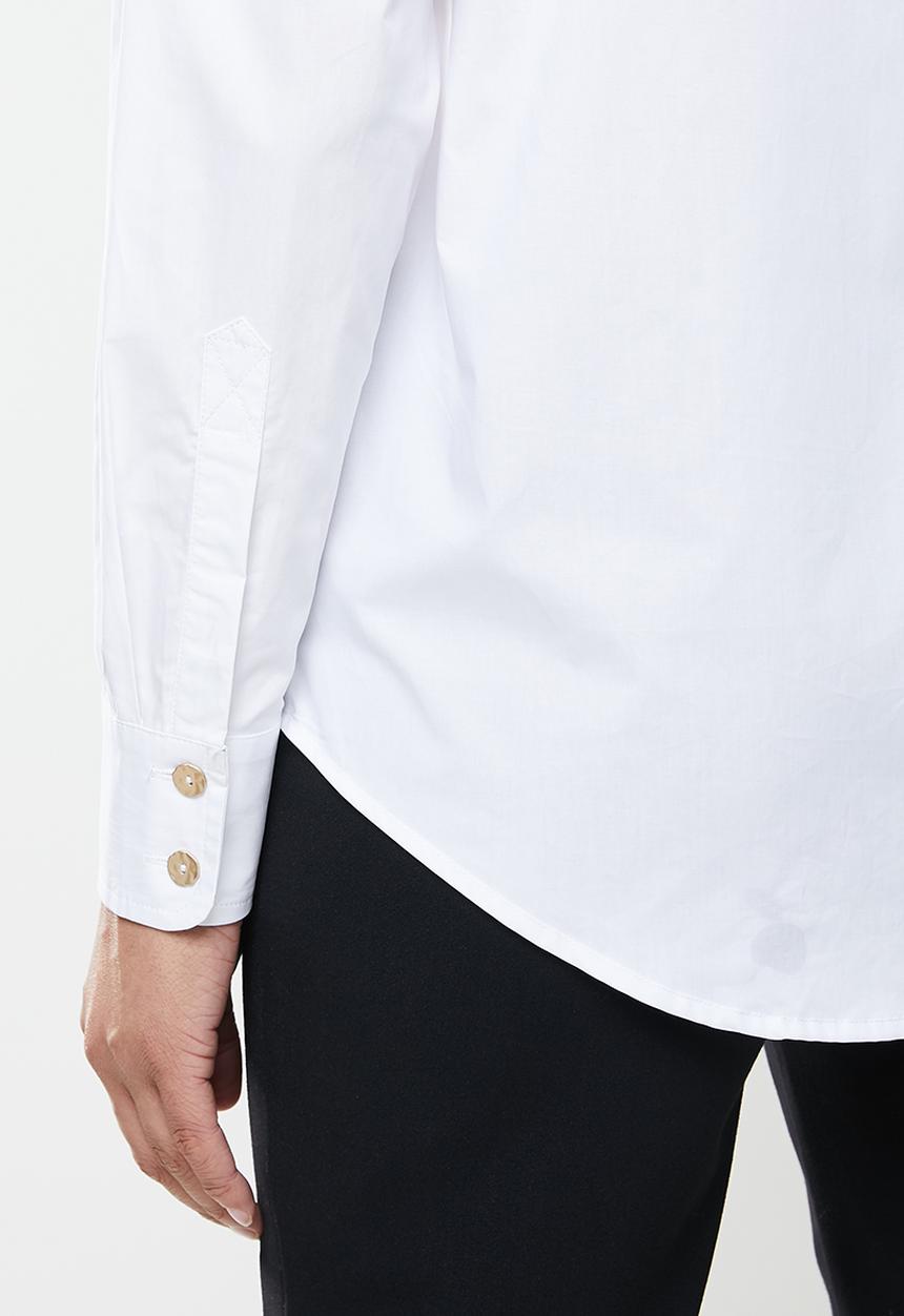 Glamorous - Poplin smart blouse - white