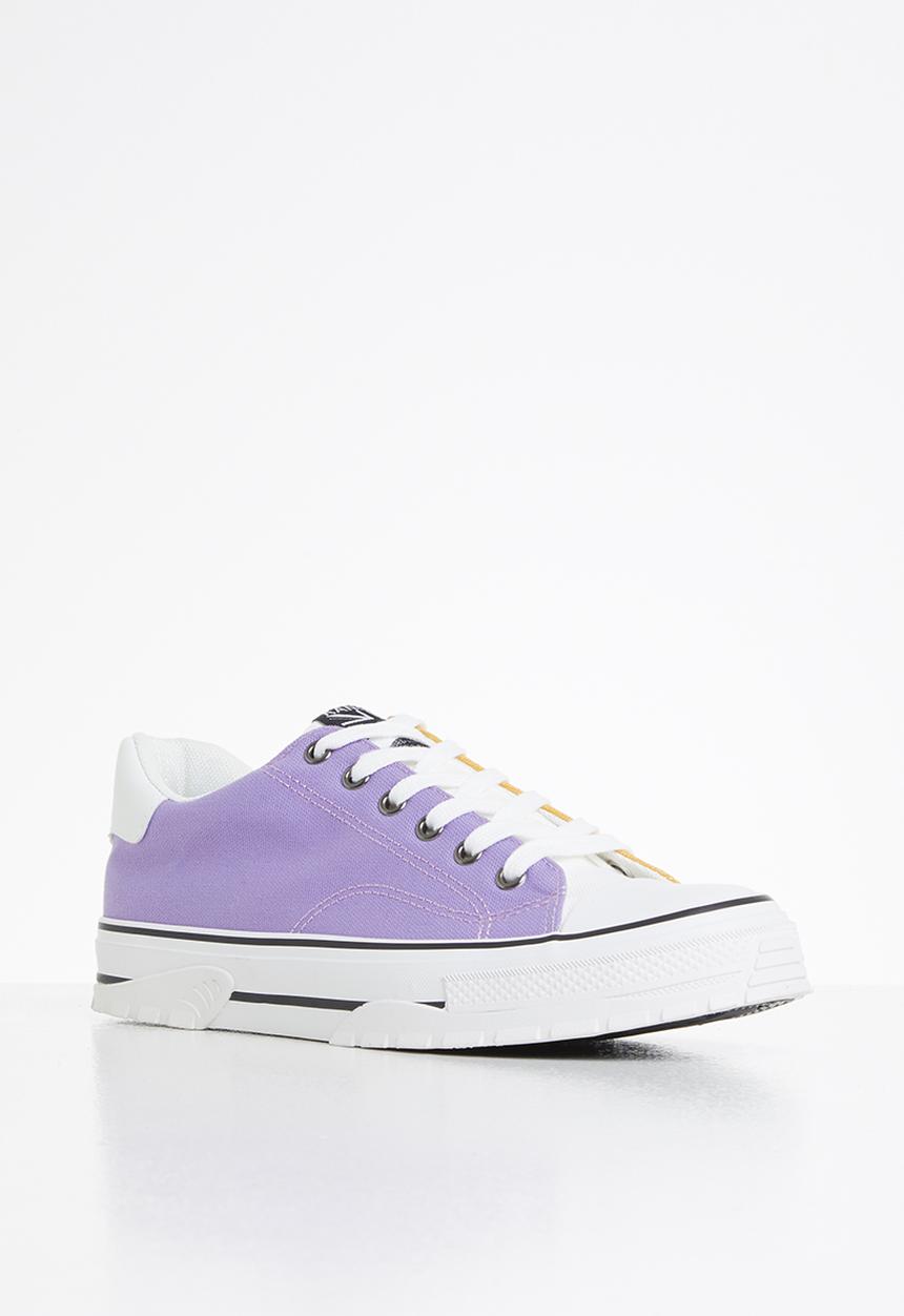 KANGOL - Jerney sneaker - purple & mustard 