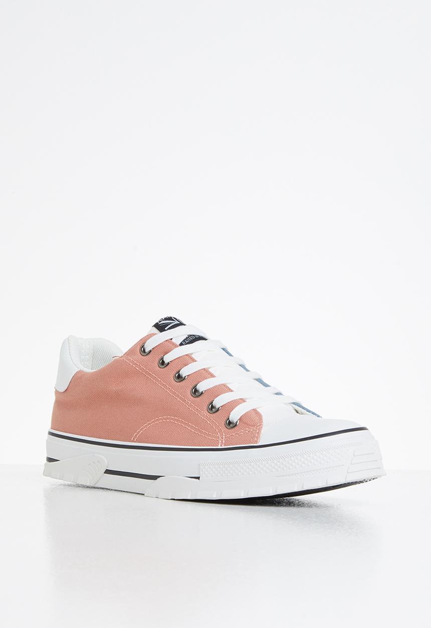 KANGOL - Jerney sneaker - peach &  blue