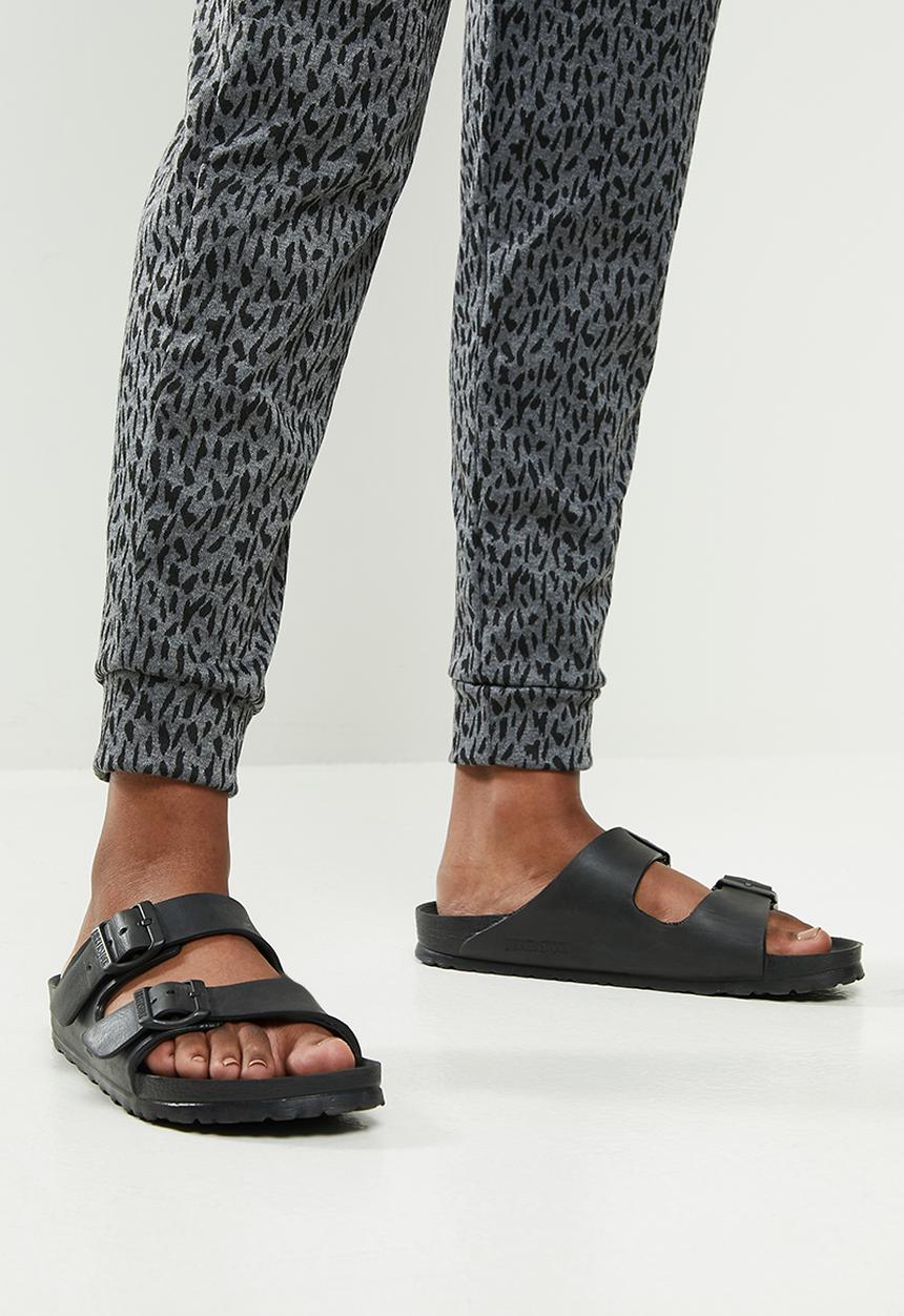 Me&B - Animal elasticated jacquard pant - charcoal 