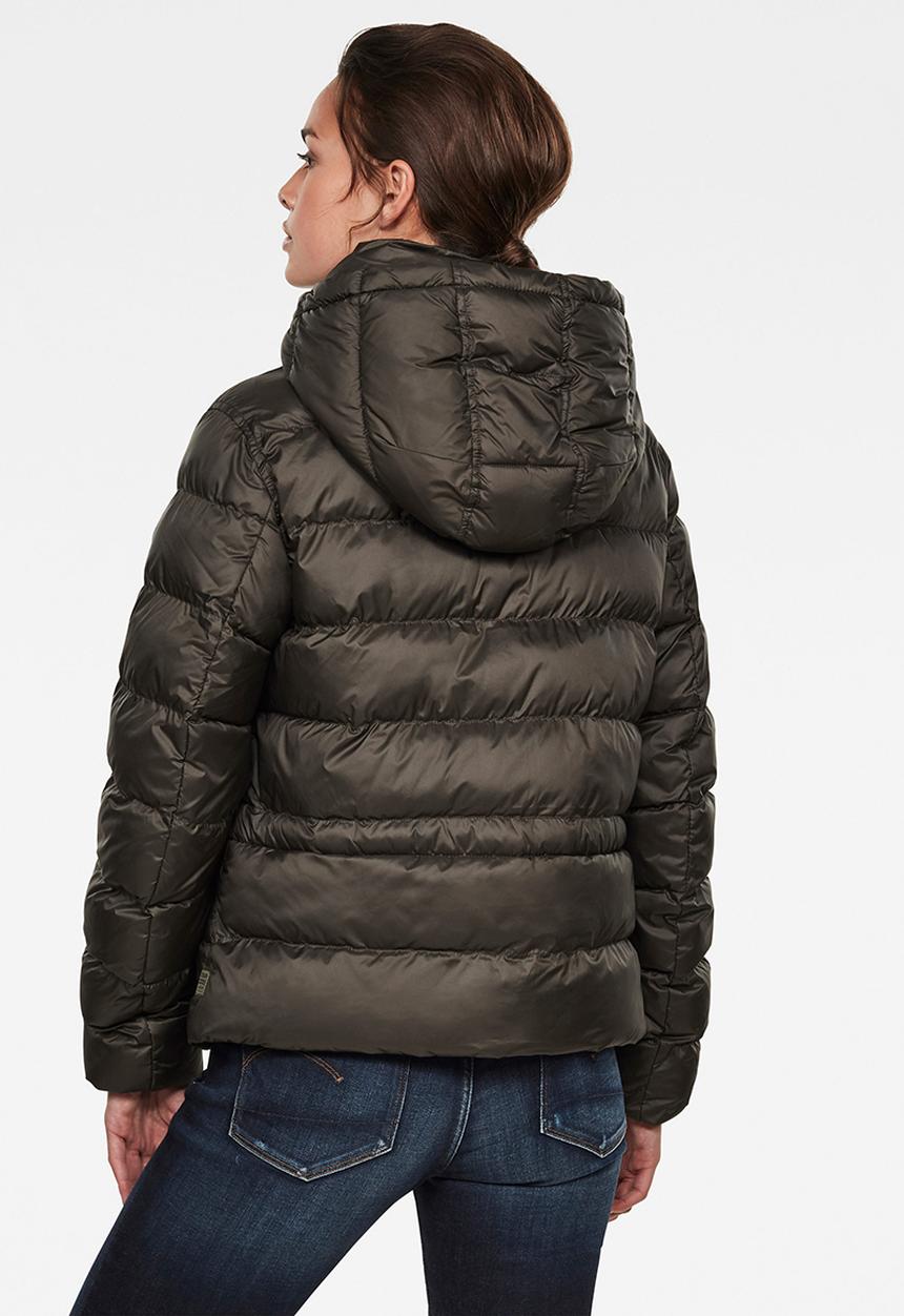 G-STAR - Whistler hooded puffer - asfalt