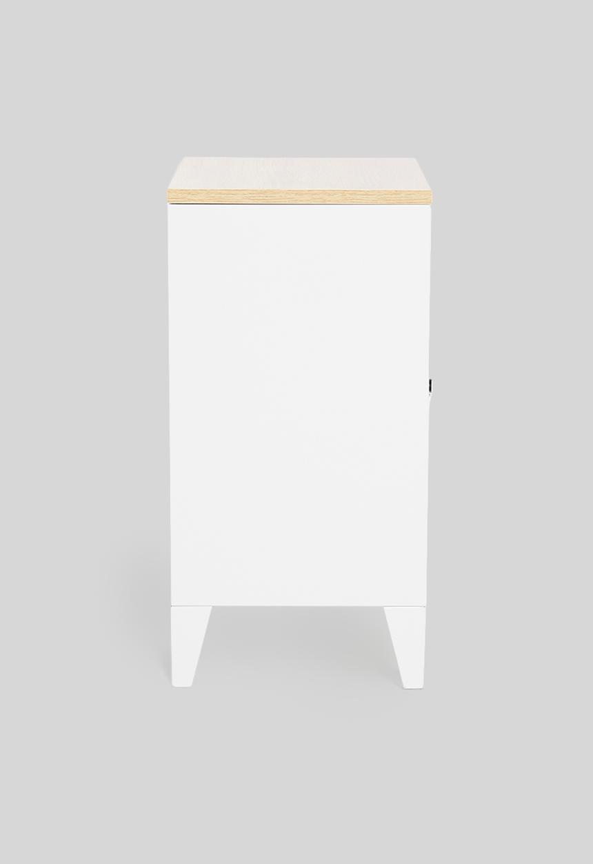 Basics - Graves bedside table mdf - white