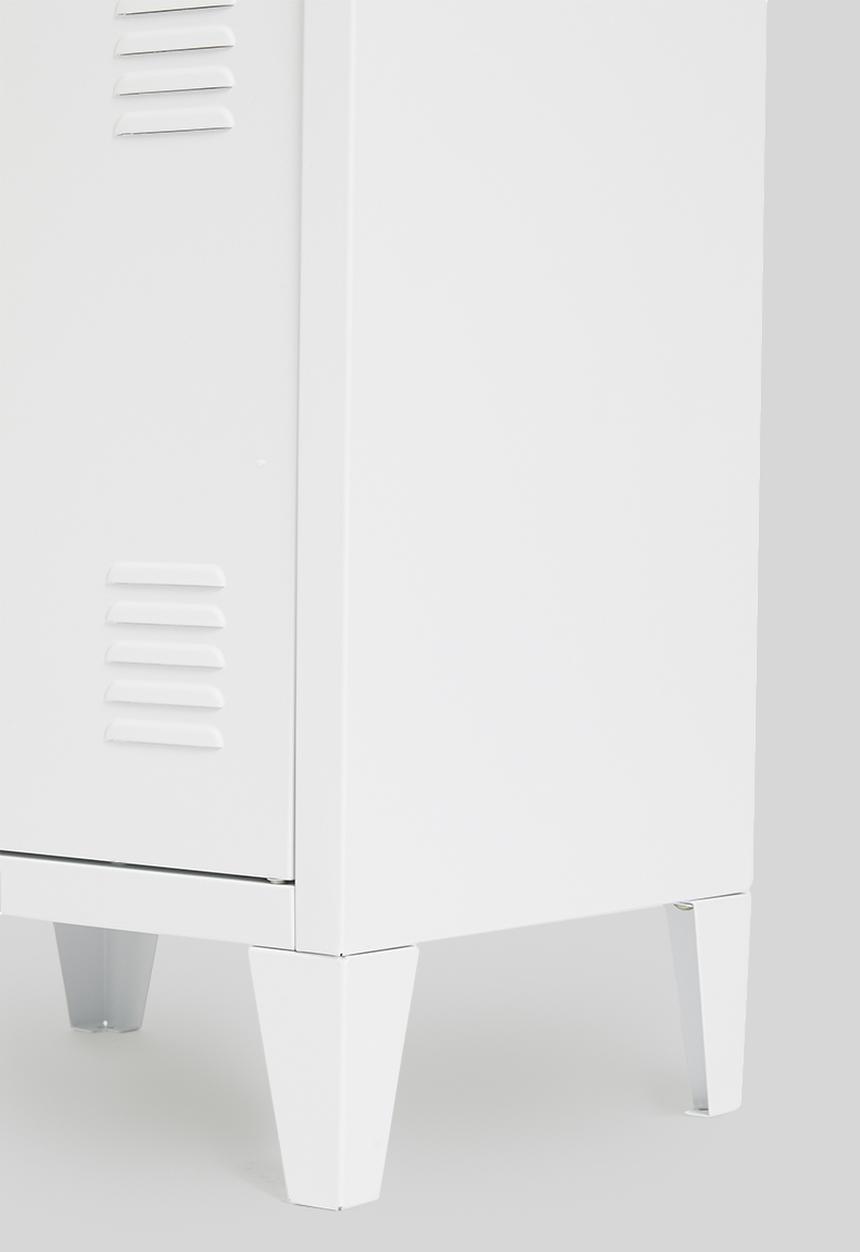 Basics - Graves bedside table mdf - white
