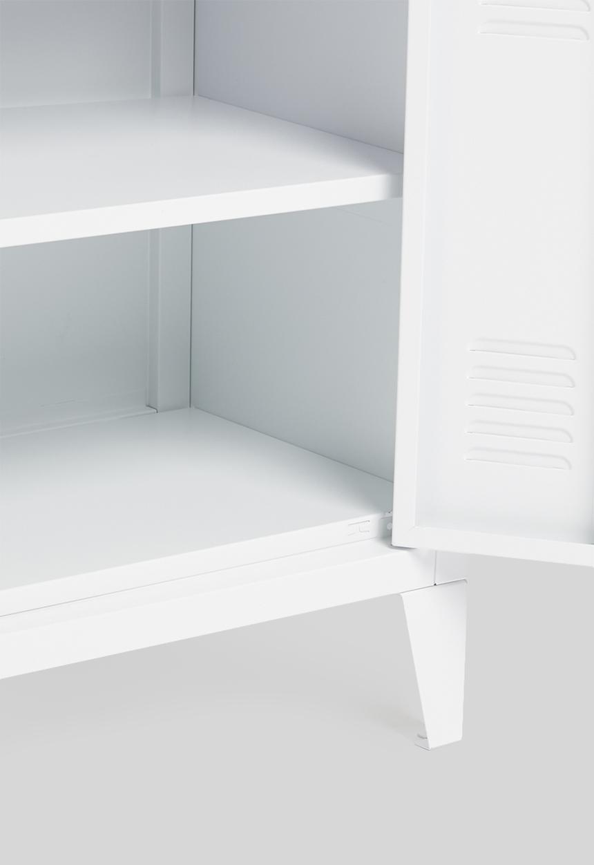 Basics - Graves bedside table mdf - white