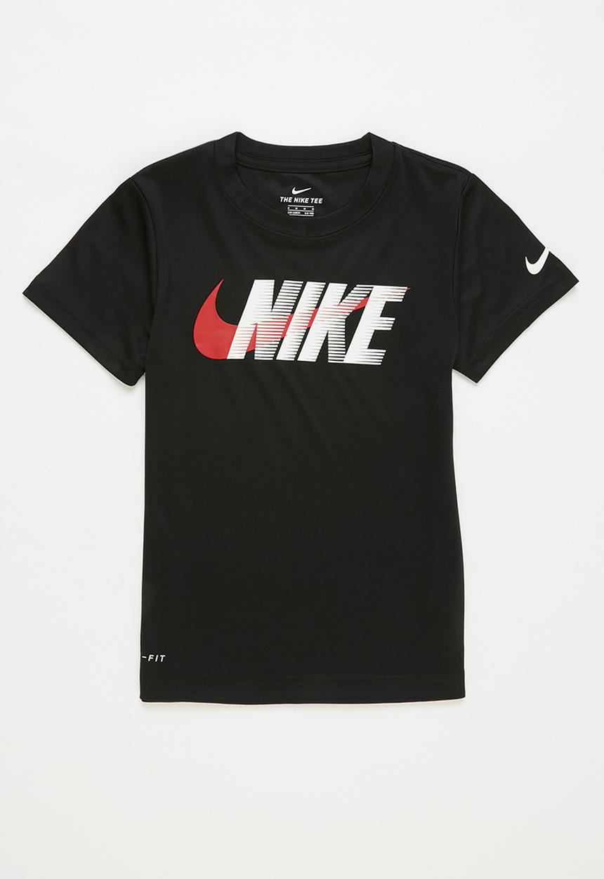 Nike - Nike swoosh nike block tee - black