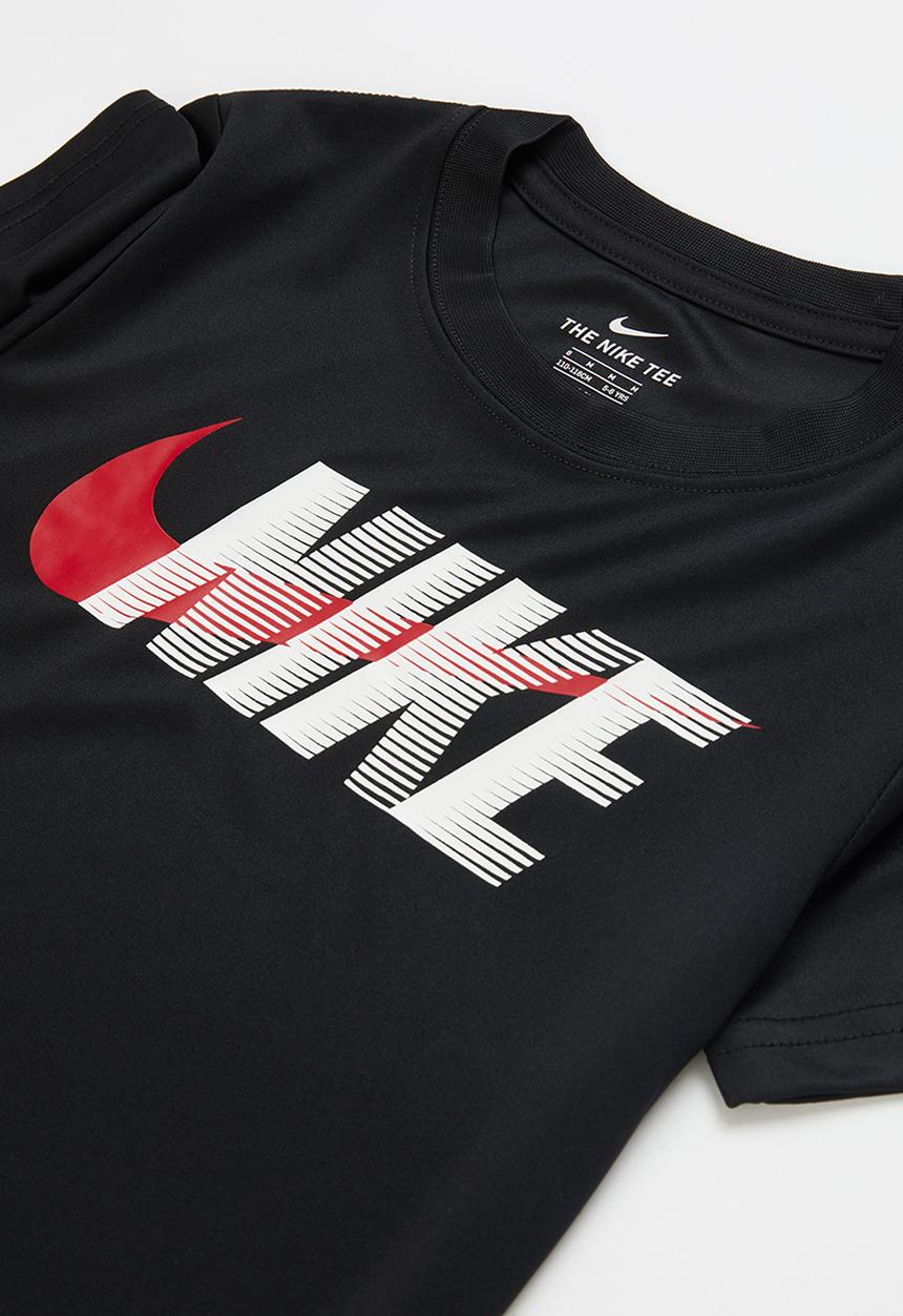 Nike - Nike swoosh nike block tee - black