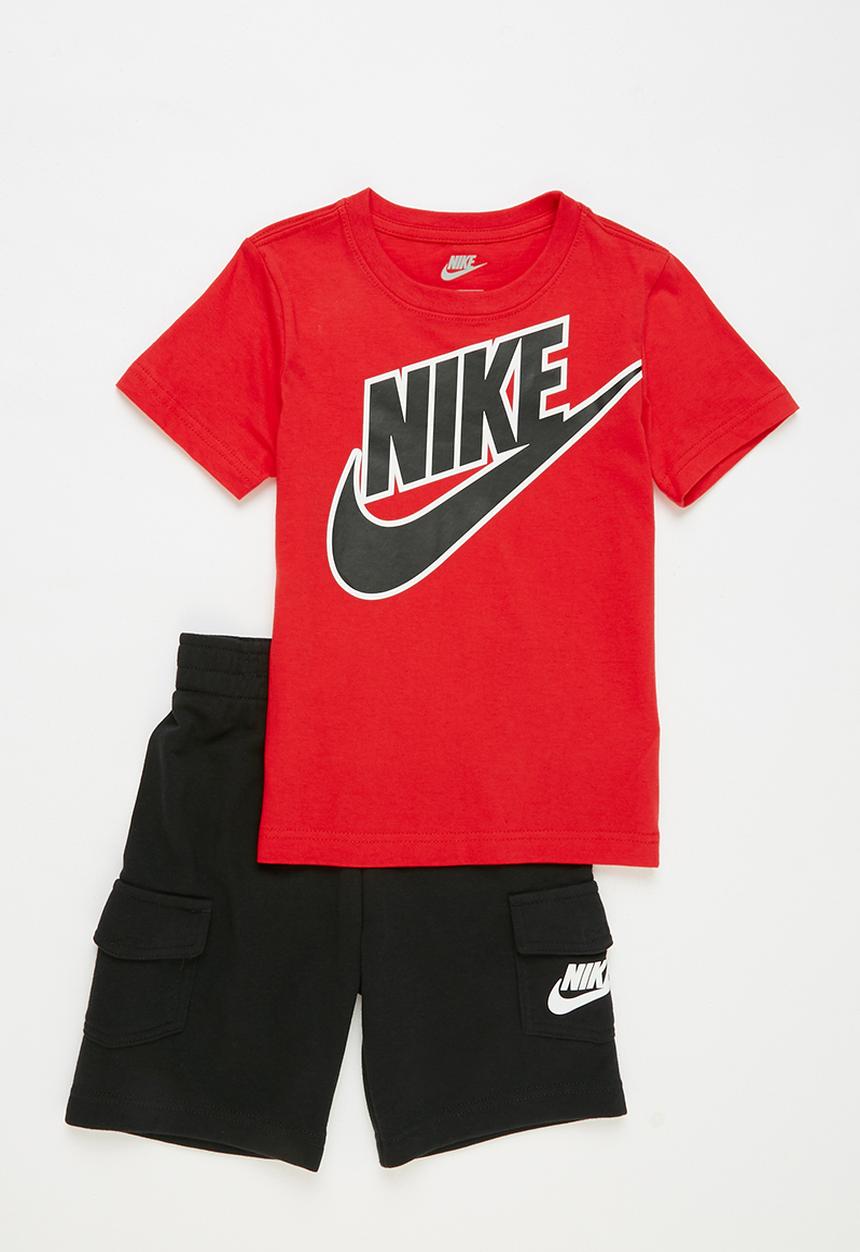 Nike - Nike futura tee cargo short set - black