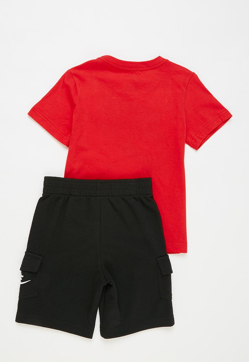 Nike - Nike futura tee cargo short set - black