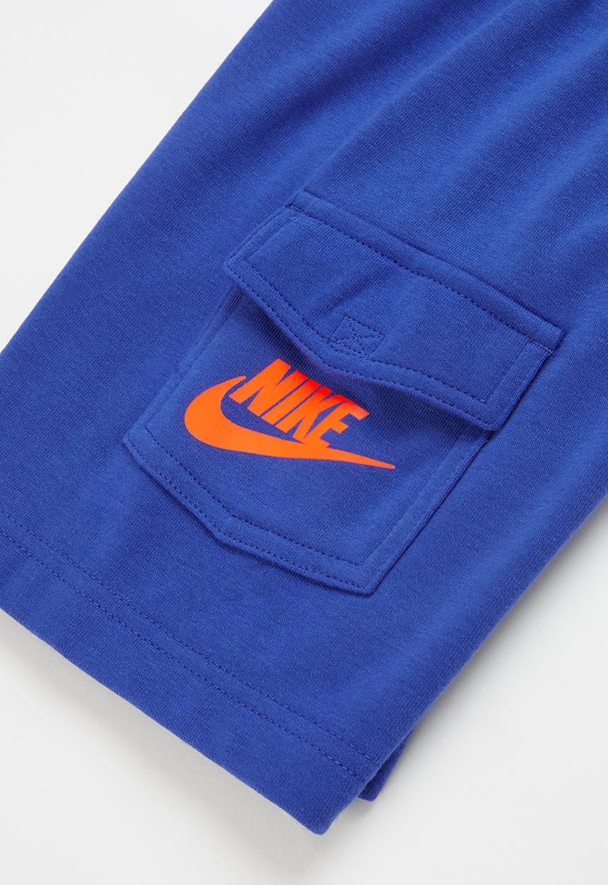Nike - Nike futura tee cargo short set - grey & blue