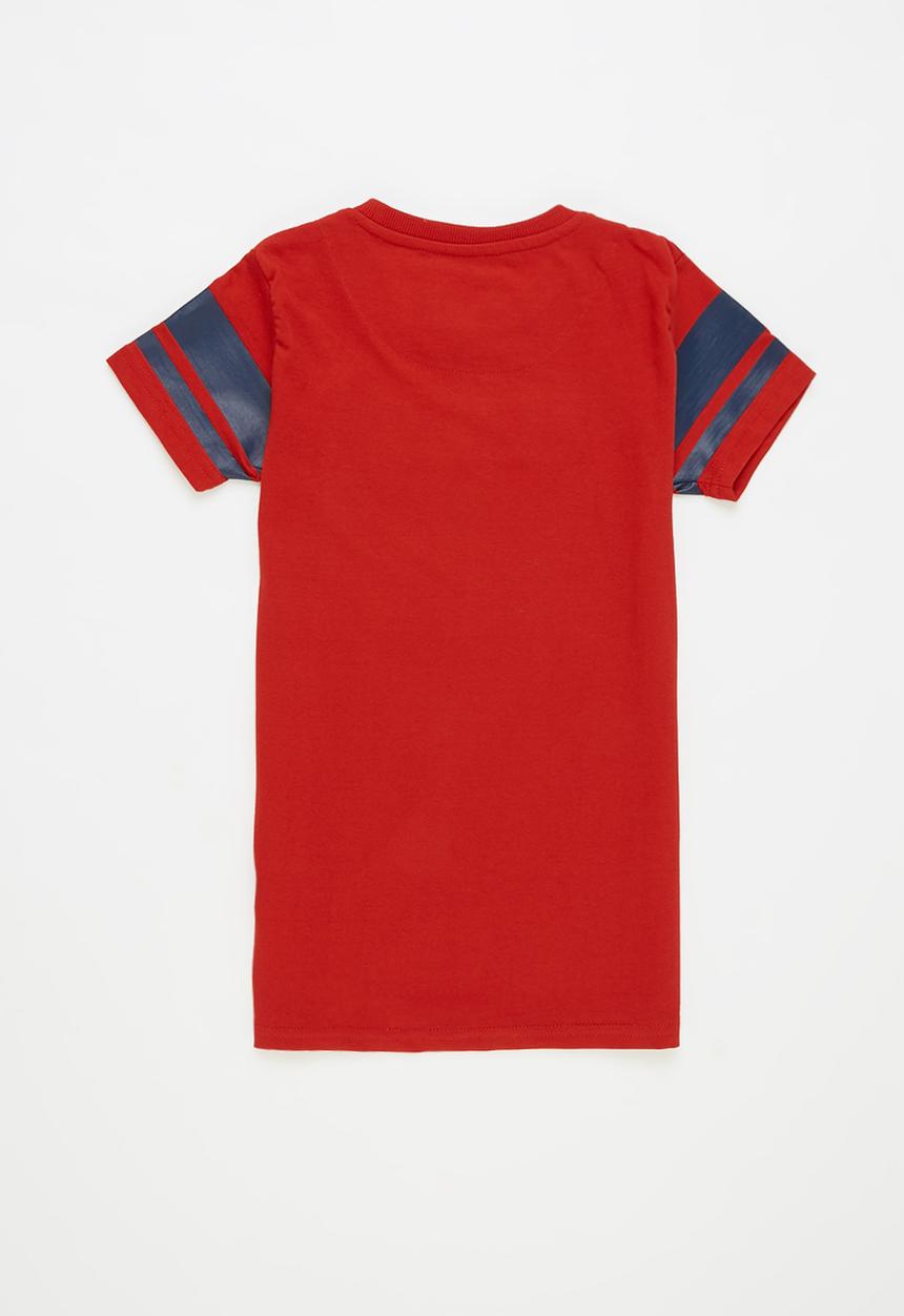 Aca Joe - Big-boys short sleeve tee - red