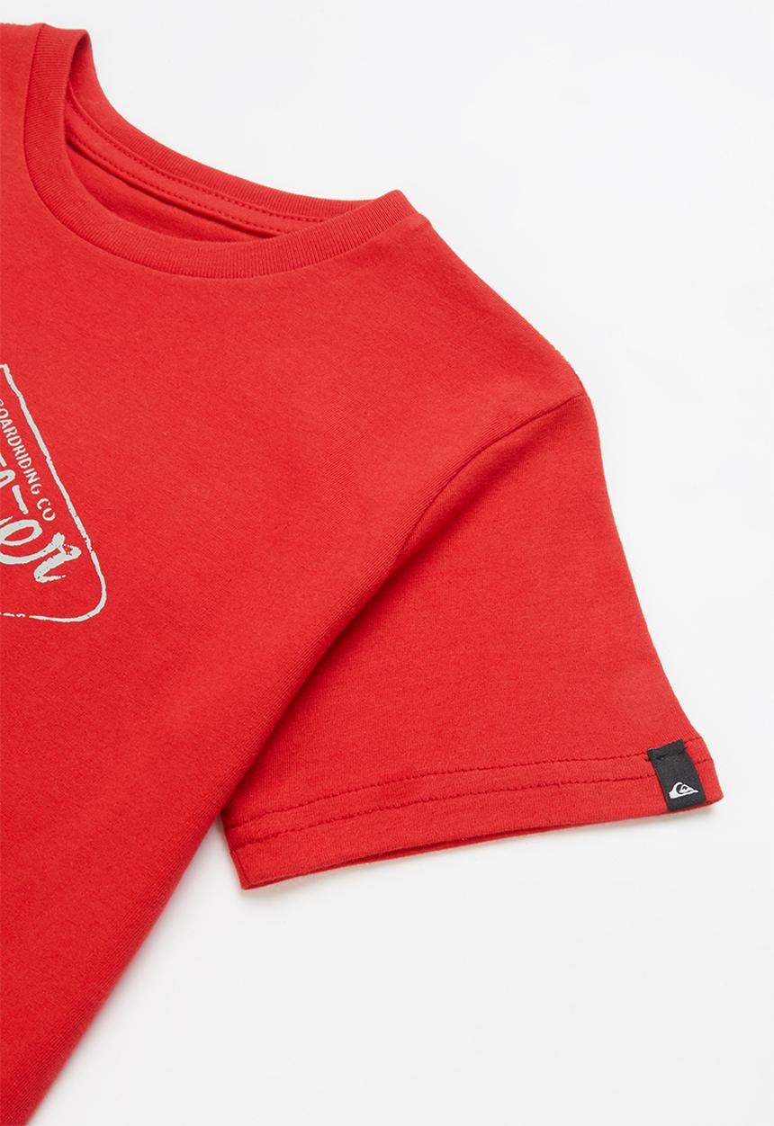 Quiksilver - Harmony hall boys tee - red