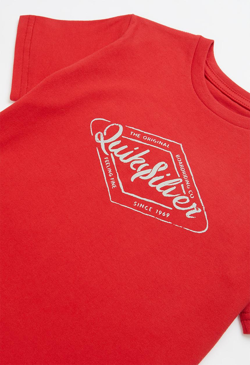 Quiksilver - Harmony hall boys tee - red